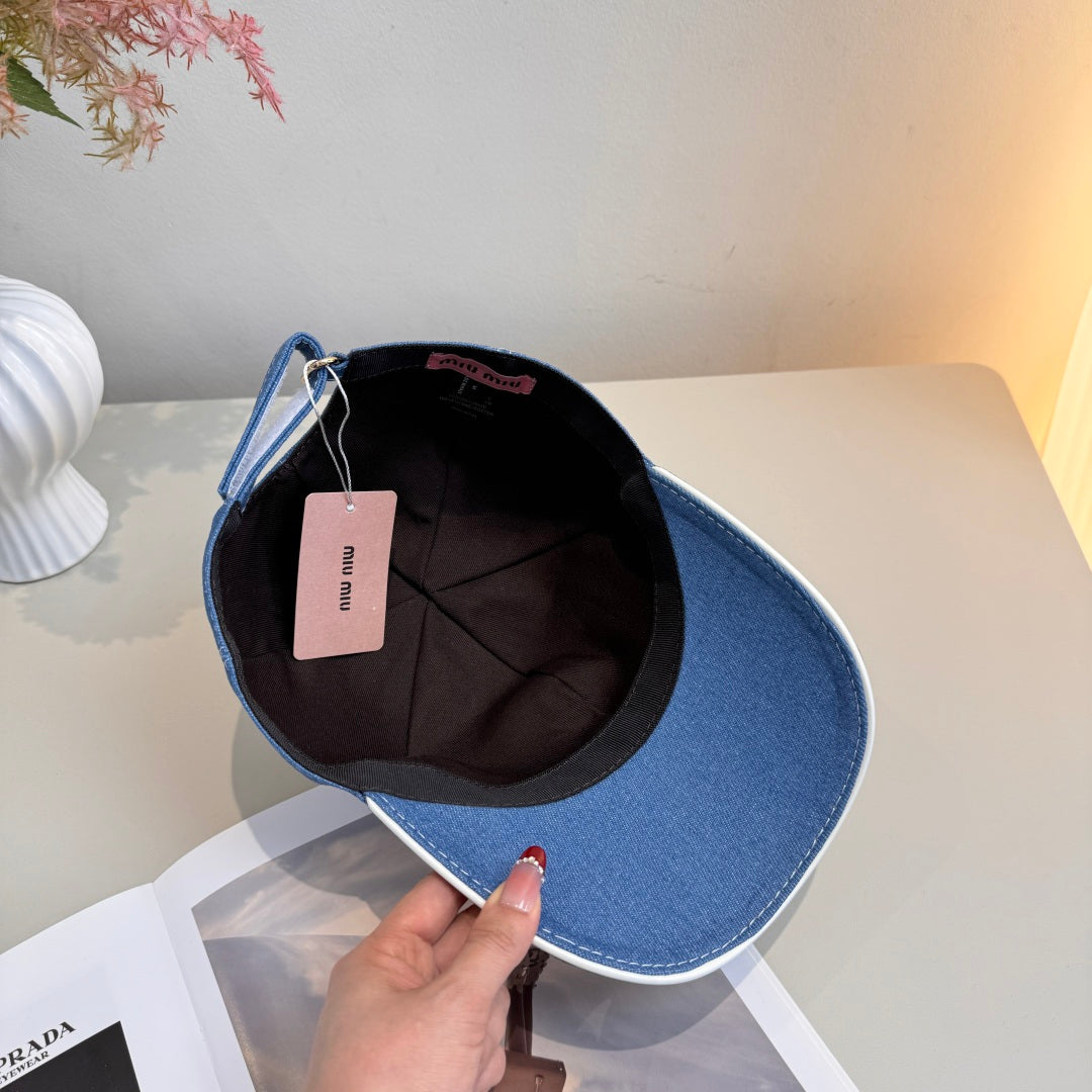 MIUMIU 26S BASEBALL CAP 343799