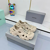 BALENCIAGA 25S SPIDER-MAN SNEAKERS IN LIGHT BEIGE SYNTHETIC RUBBER