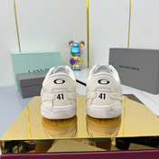 BALENCIAGA 25S SNEAKERS IN WHITE LEATHER
