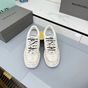 BALENCIAGA 25S SNEAKERS IN WHITE LEATHER