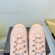 CHANEL 26S SNEAKERS IN LIGHT PINK SUEDE