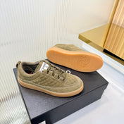 CHANEL 26S SNEAKERS IN MOSS GREEN SUEDE