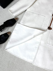 HERMES 25S REVERSIBLE LONG COAT 240