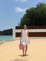 RALPH LAUREN 26S HALTER NECK DRESS 379