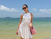 RALPH LAUREN 26S HALTER NECK DRESS 379