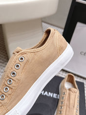 CHANEL 26S SNEAKERS IN BEIGE CANVAS