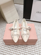 MIUMIU 26S MARY JANE BALLET IN LIGHT BEIGE SUEDE WITH BUCKLE STRAP