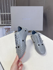 BALENCIAGA 25S SNEAKER IN GREY CALFSKIN