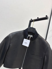 HERMES 25S SHORT-SLEEVE JACKET 455