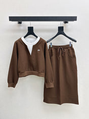 ALO SWEATSHIRT & SKIRT SET STYLE 92