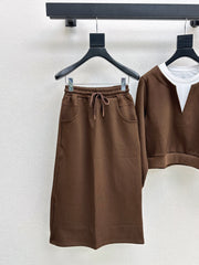 ALO SWEATSHIRT & SKIRT SET STYLE 92