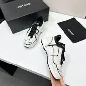 CHANEL 26S SNEAKERS IN WHITE CALFSKIN