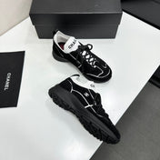 CHANEL 26S SNEAKERS IN BLACK CALFSKIN