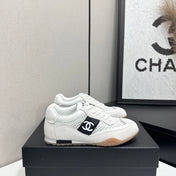 CHANEL 26S SNEAKERS IN WHITE CALFSKIN AND MESH