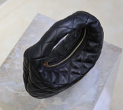 YSL 25S ICARE BABY 17 IN BLACK QUILTED CALFSKIN GOLD HARDWRE