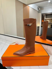 HM 26S JUMPING BOOTS IN COGNAC BROWN CALFSKIN