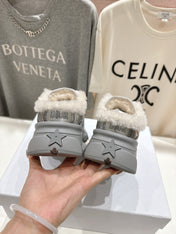 DIOR CHRONO SNEAKER 25S IN SILVER LAMBSKIN AND MESH FABRIC STYLE 10