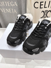 DIOR CHRONO SNEAKER 25S IN BLACK SUEDE AND MESH FABRIC STYLE 6