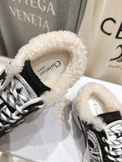 DIOR CHRONO SNEAKER 25S IN BLACK LAMBSKIN AND MESH FABRIC STYLE 4