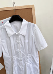 PRADA 26S SHORT WHITE SHIRT 1046