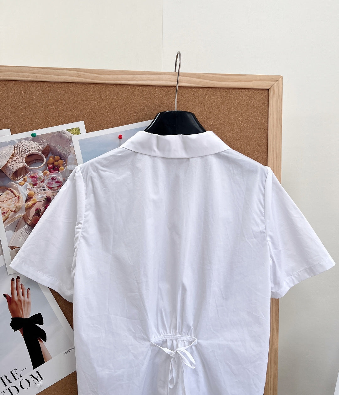 PRADA 26S SHORT WHITE SHIRT 1046