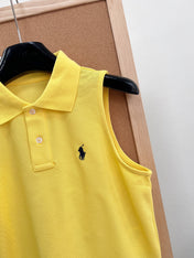 RALPH LAUREN 26S SLEEVELESS POLO TOP 445
