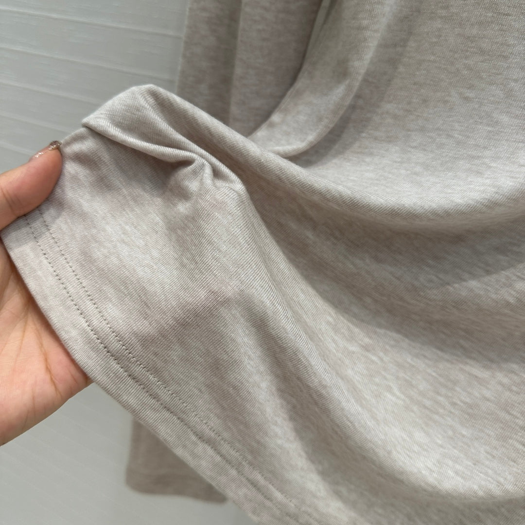 Loewe Long-sleeve T-shirt Gray Lyocell