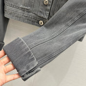 CC Denim Jacket Gray Cotton