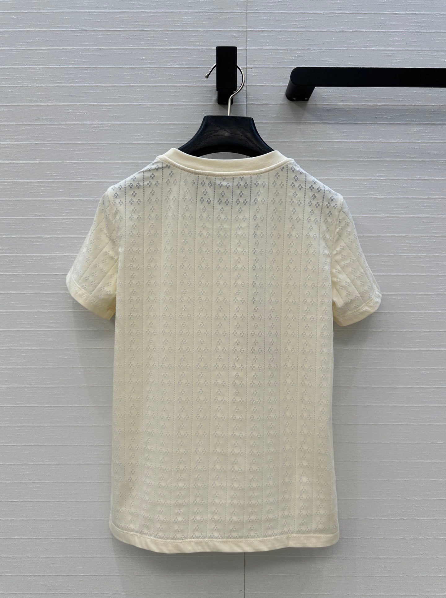 VALENTINO T-SHIRT WITH BOW COLLAR AND RHINESTONES 276158