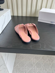 LOEWE 26S SANDALS IN LIGHT PINK LAMBSKIN