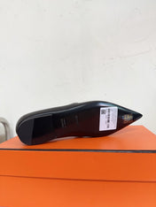 KIARA FLAT PUMP IN BLACK CALFSKIN