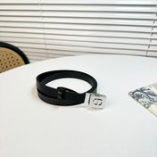 DIOR 26S BELT 17 MM IN BLACK CALFSKIN 655078