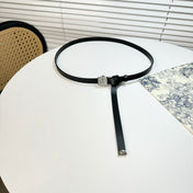 DIOR 26S BELT 17 MM IN BLACK CALFSKIN 655077