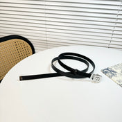 DIOR 26S BELT 17 MM IN BLACK CALFSKIN 655077