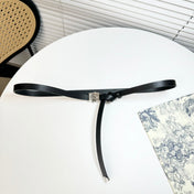 DIOR 26S BELT 17 MM IN BLACK CALFSKIN 655077