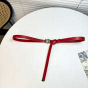 DIOR 26S BELT 17 MM IN RED CALFSKIN 655080