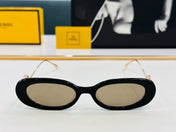 FF DIAMONDS OVAL FRAME SUNGLASSES E3018 IN ACETATE