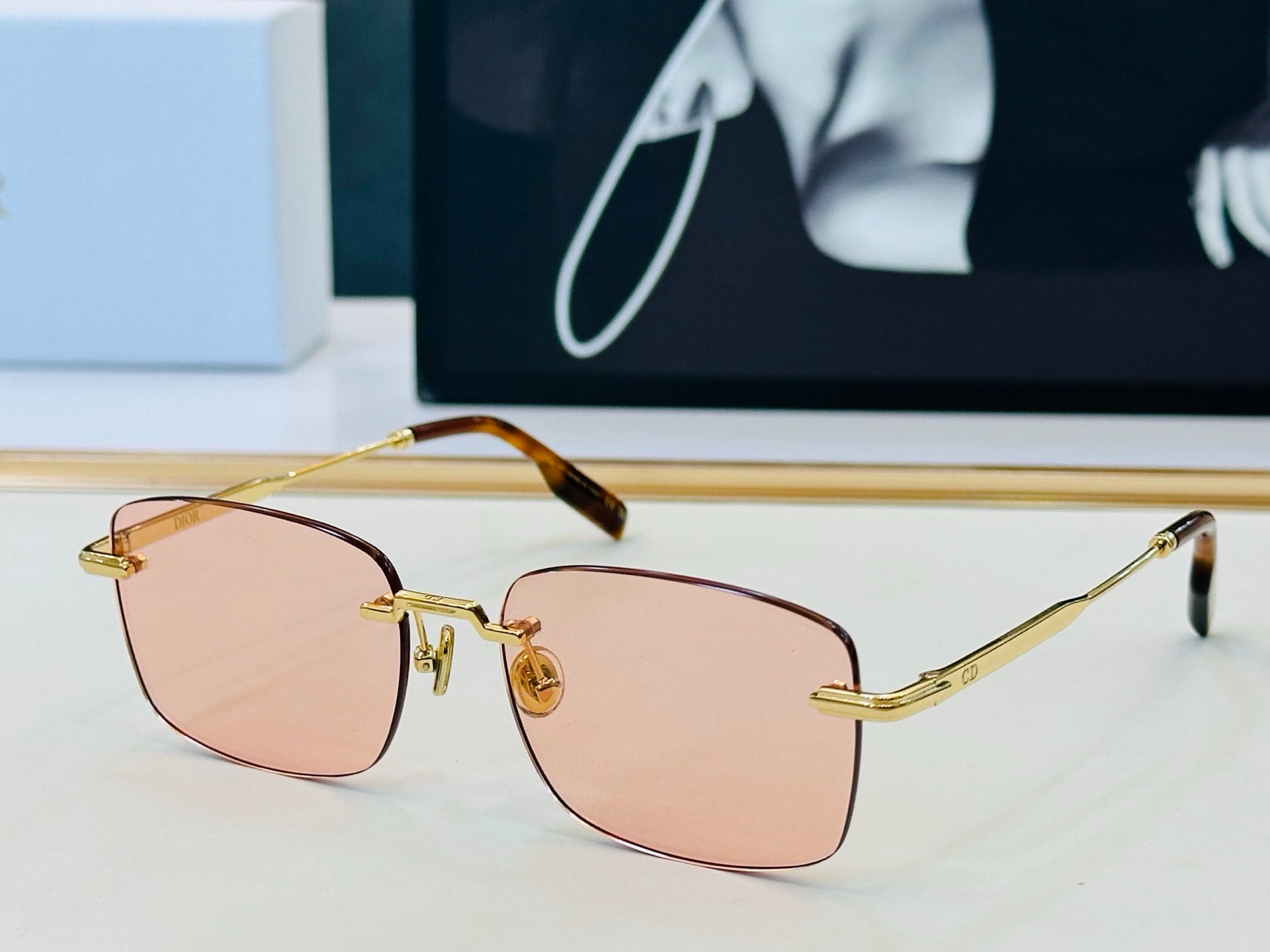 DIOR 26S SLIM SQUARE FRAME IN ACETATE 403017