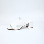LV 26S HIGH-HEELED SANDALS 55 MM IN WHITE CALFSKIN
