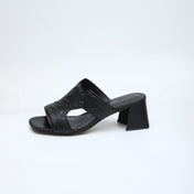 LV 26S HIGH-HEELED SANDALS 55 MM IN BLACK CALFSKIN