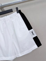 YSL 26S ELASTIC-WAIST SHORTS 495