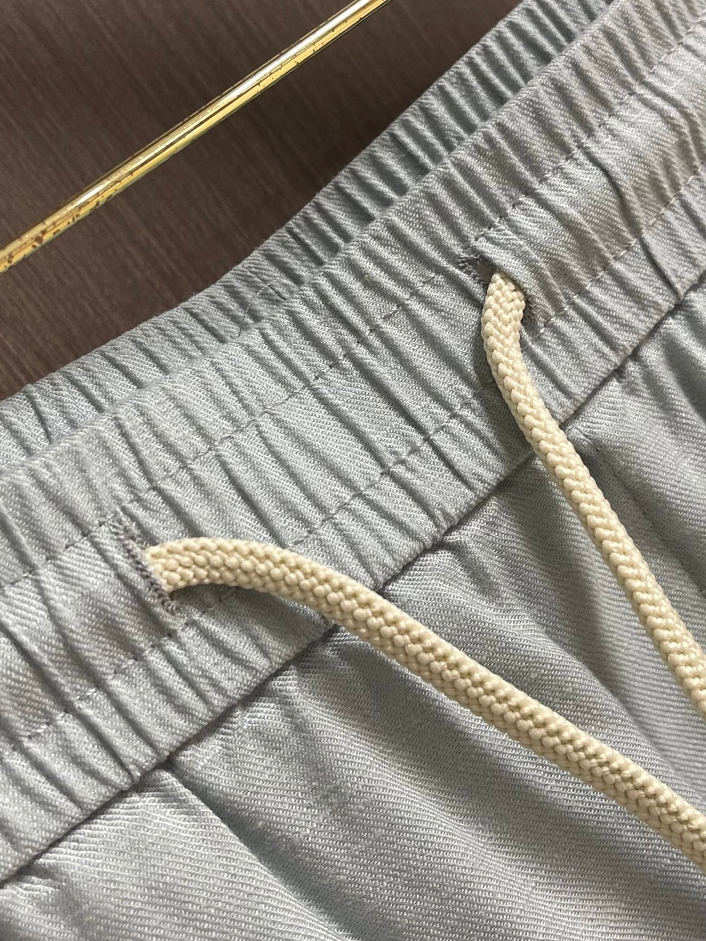 HERMES 26S DRAWSTRING ELASTIC-WAIST PANTS 721