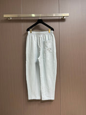 HERMES 26S DRAWSTRING ELASTIC-WAIST PANTS 721