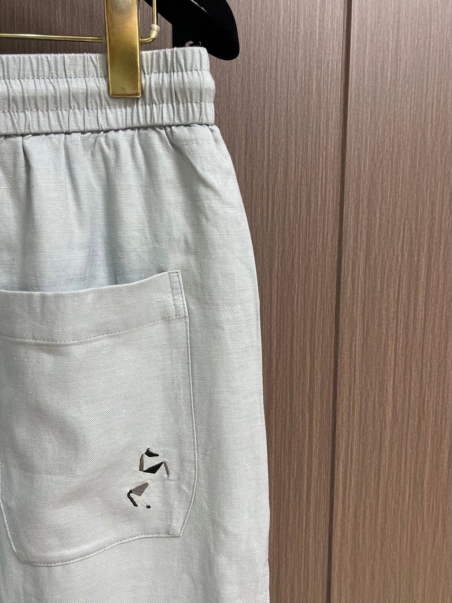 HERMES 26S DRAWSTRING ELASTIC-WAIST PANTS 721