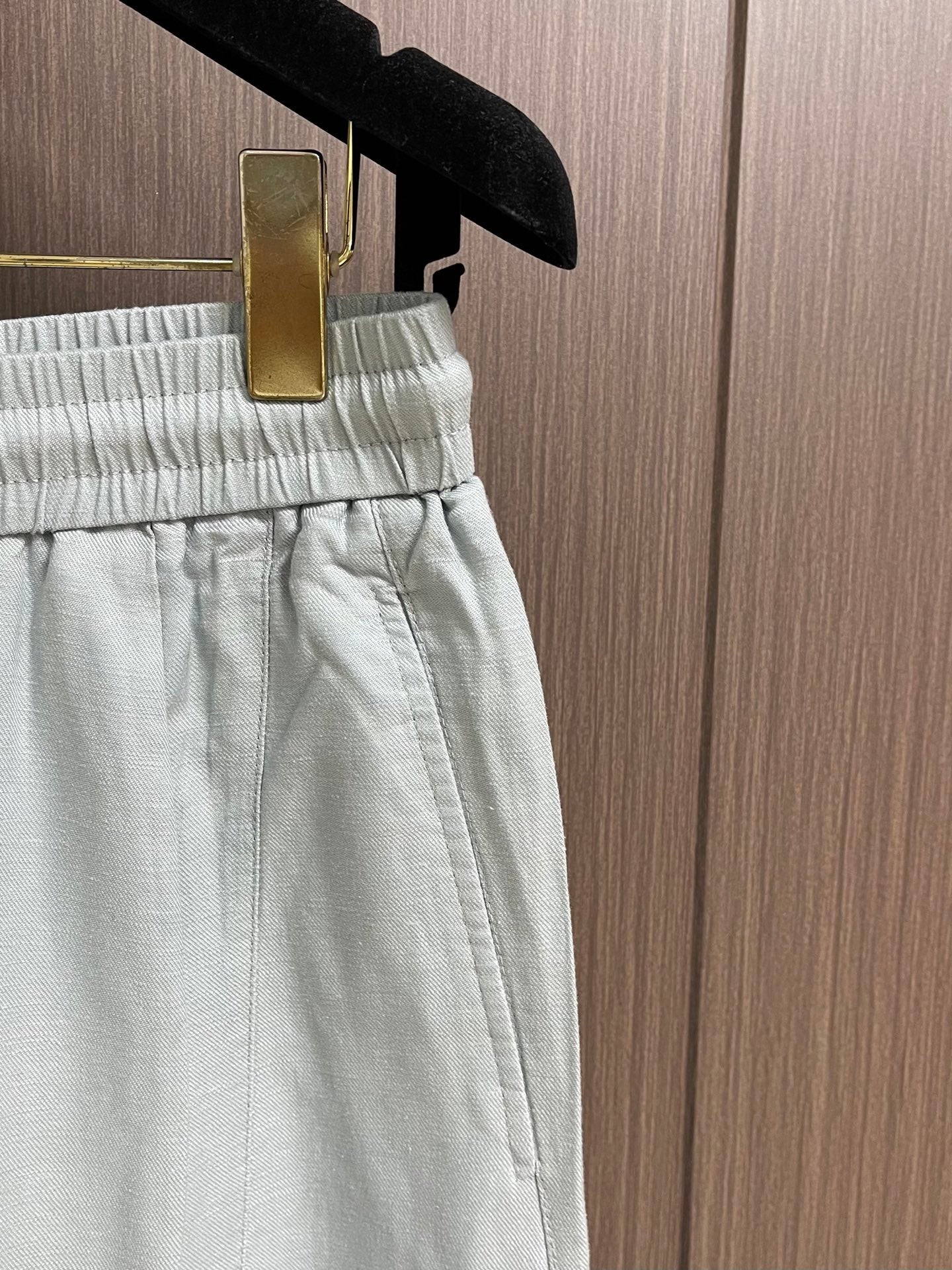HERMES 26S DRAWSTRING ELASTIC-WAIST PANTS 721