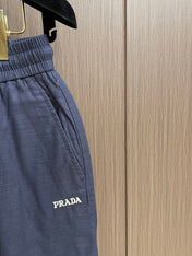 PRADA 26S WIDE-LEG STRAIGHT TROUSERS 1023