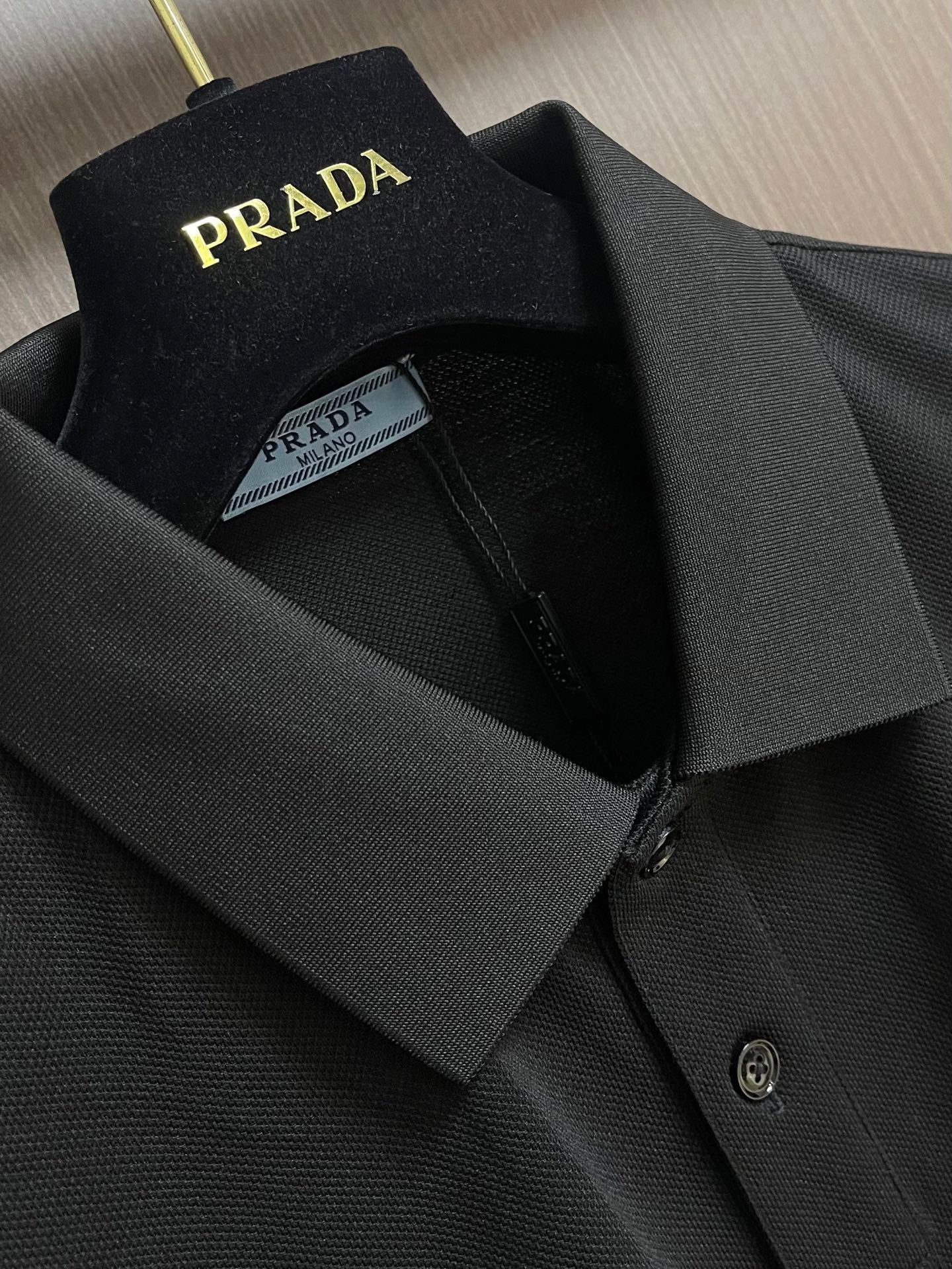 PRADA 26S SHORT-SLEEVE POLO SHIRT STYLE 932