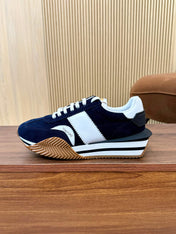 TOM FORD SNEAKERS IN NAVY BLUE SUEDE 432169