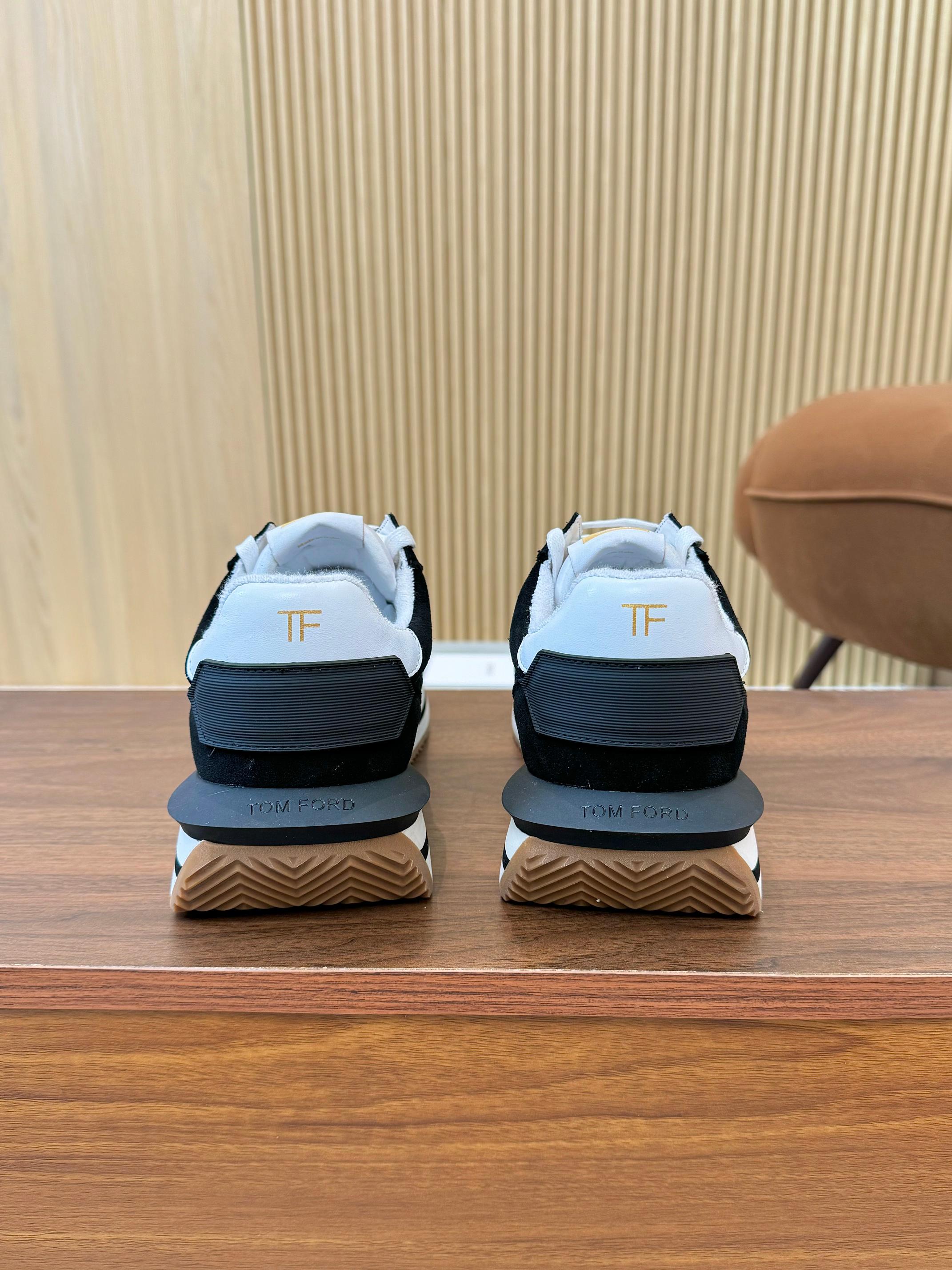 TOM FORD SNEAKERS IN BLACK SUEDE 432171