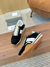 TOM FORD SNEAKERS IN BLACK SUEDE 432171